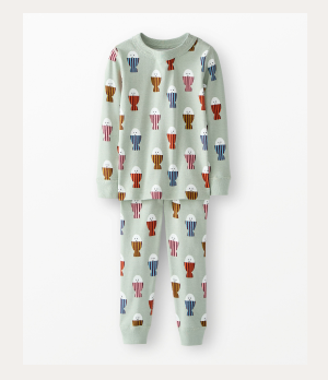 Kids Long John Pajama Set