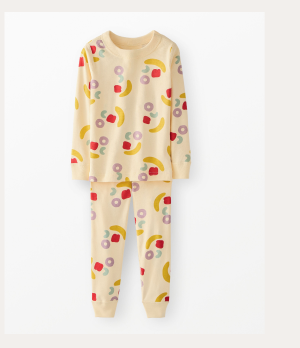 Kids Long John Pajama Set
