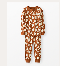 Kids Halloween Long John Pajama Set