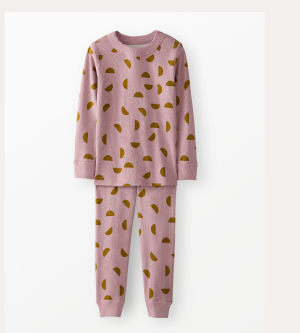 Kids Long John Pajama Set