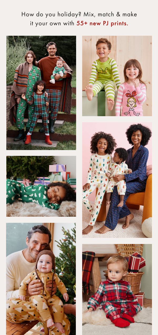 How do you holiday? Mix, match & make it your own with 55+ new PJ prints How do you holiday? Mix, match & make it your own with 55+ new PJ prints