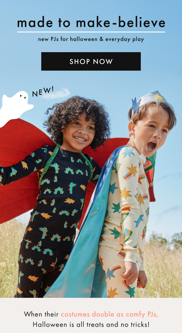 made to make-believe | new PJs for halloween & everyday play | SHOP NOW