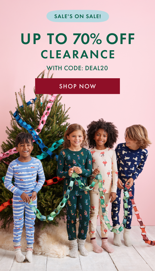 SALE'S ON SALE! UP TO 70% OFF CLEARANCE WITH CODE: DEAL20 | SHOP NOW