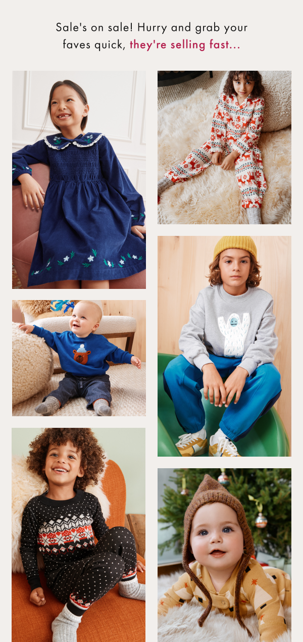 Sale's on sale! Hurry and grab your faves quick, they're selling fast...