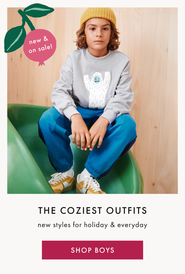 new & on sale! | THE COZIEST OUTFITS | new styles for holiday & everyday | SHOP BOYS