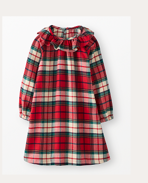Holiday Flannel Nightgown | Red Holiday Plaid