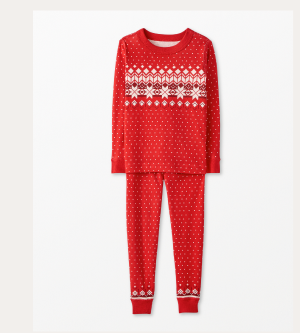 Holiday HannaJams™ Pajama Set | Ribbon Red Fairisle Holiday HannaJams™ Pajama Set | Ribbon Red Fairisle