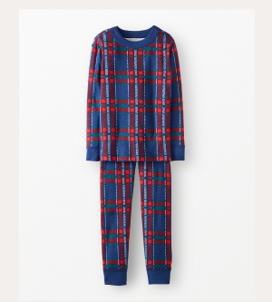 HannaJams™ Pajama Set | Navy Plaid