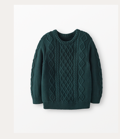 Cable Knit Sweater | Ponderosa Green Cable Knit Sweater | Ponderosa Green