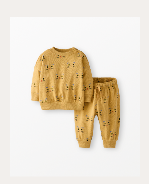 Baby Oversized French Terry Sweatshirt & Sweatpants Set