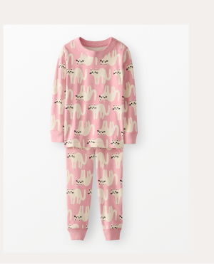 Kids Halloween Long John Pajama Set