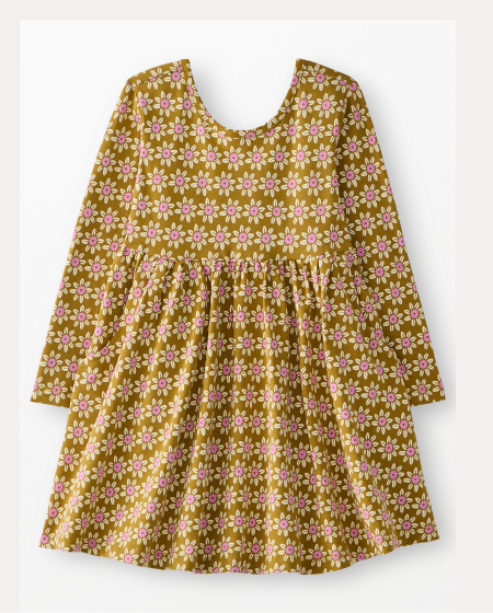 Long Sleeve Skater Dress with Pockets