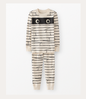 Kids Halloween Costume Long John Pajama Set