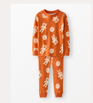 Kids Long John Pajama Set