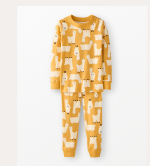 Kids Long John Pajama Set