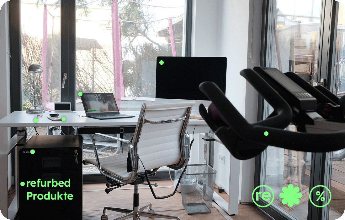 refurbed Rethink new.