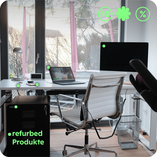 refurbed Rethink new.