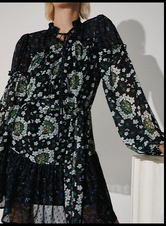 The British Museum x WH: The Mary Delany Collection Mini Dress