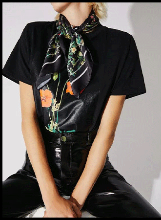 The British Museum x WH: The Mary Delany Collection Printed Scarf