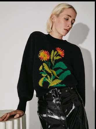 The British Museum x WH: The Mary Delany Collection Floral Jumper