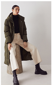 maxi essential padded coat