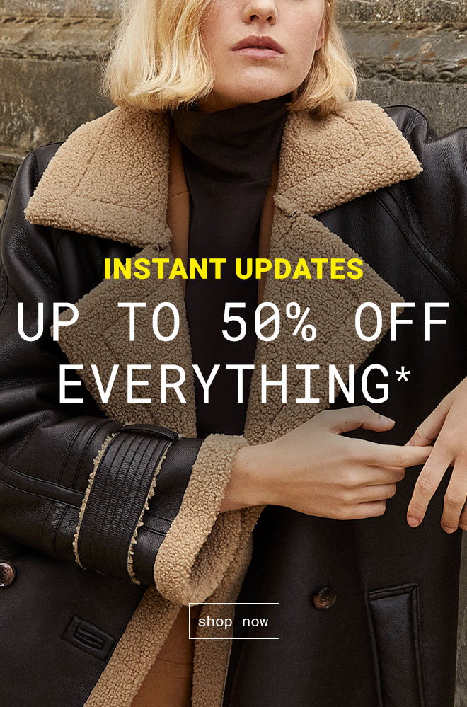 50% Off Everything - Shop Now >>