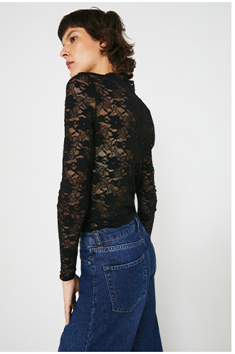 lace long sleeve top
