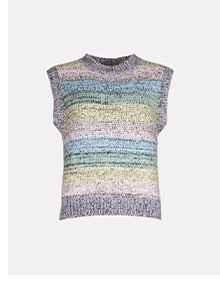 ombre knit vest