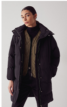 midi essential padded jacket