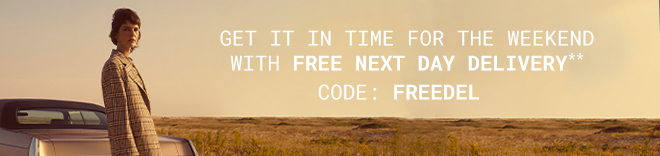 Get it in time for the weekend with free Next Day Delivery** with code FREEDEL