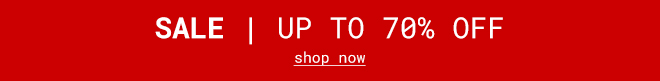Sale | Up to 70% off