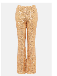 Sequin Flare Trousers