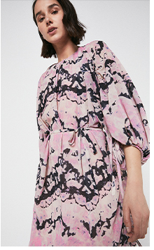 Oversized Tie Dye Dress