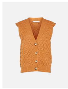 Honeycomb Knit Vest