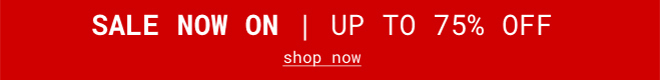 SALE | Up to 75% off
