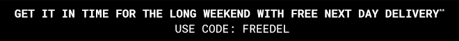 FREE Next Day Delivery** Use Code: FREEDEL