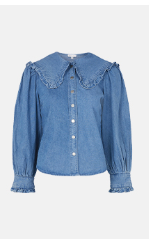 Frill Collar Detail Shirt