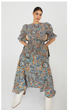 Tiered Midi Dress