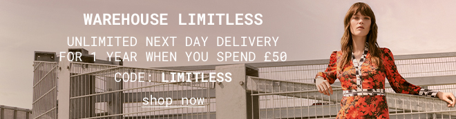 Free Next Day Delivery for 1 year when you spend £50. Use code: LIMITLESS. Shop Now >>