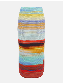 Printed Velvet Funnel Neck Midi Dress