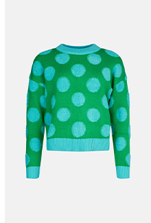Textured Spot Knit Jumper