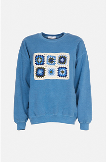 Crochet Panel Sweat