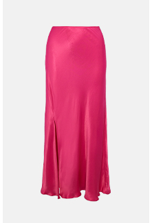 satin slip skirt