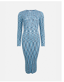 space dye knit dress