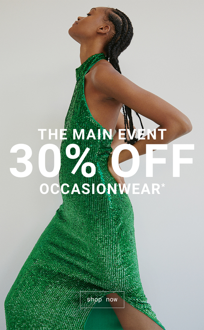 The Main Event 30% Off Occasionwear - Shop Now