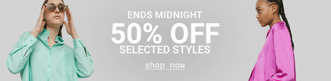 Flash Sale - 50% Off Selected Styles - Shop Now