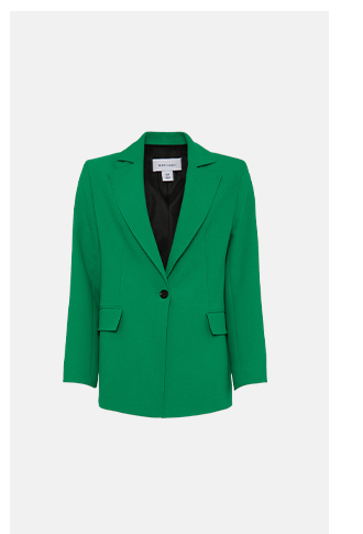 single breasted notch collar modern blazer jacket