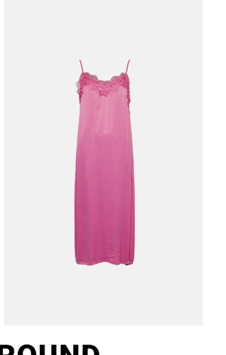 satin lace cami dress