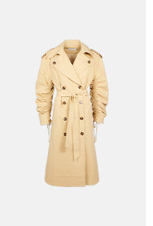 gathered sleeve trench
