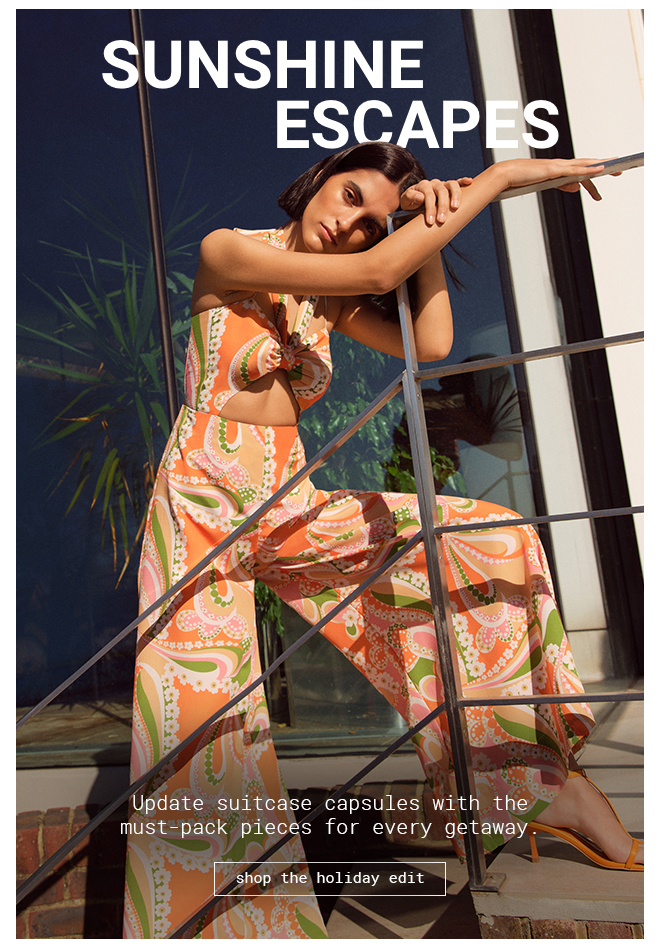 Sunday Escapes | Shop Now >>